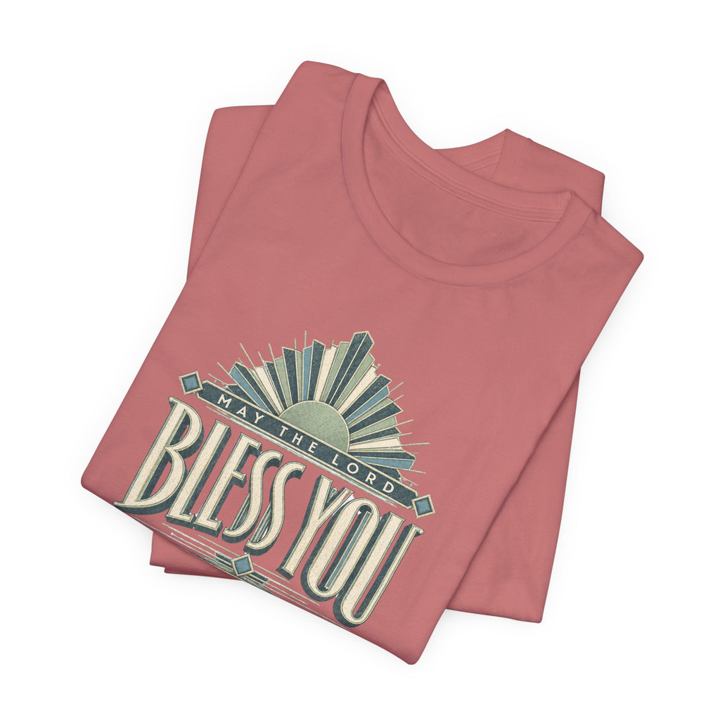 Bless You and Keep You T-Shirt — Vintage Faith Graphic Tee