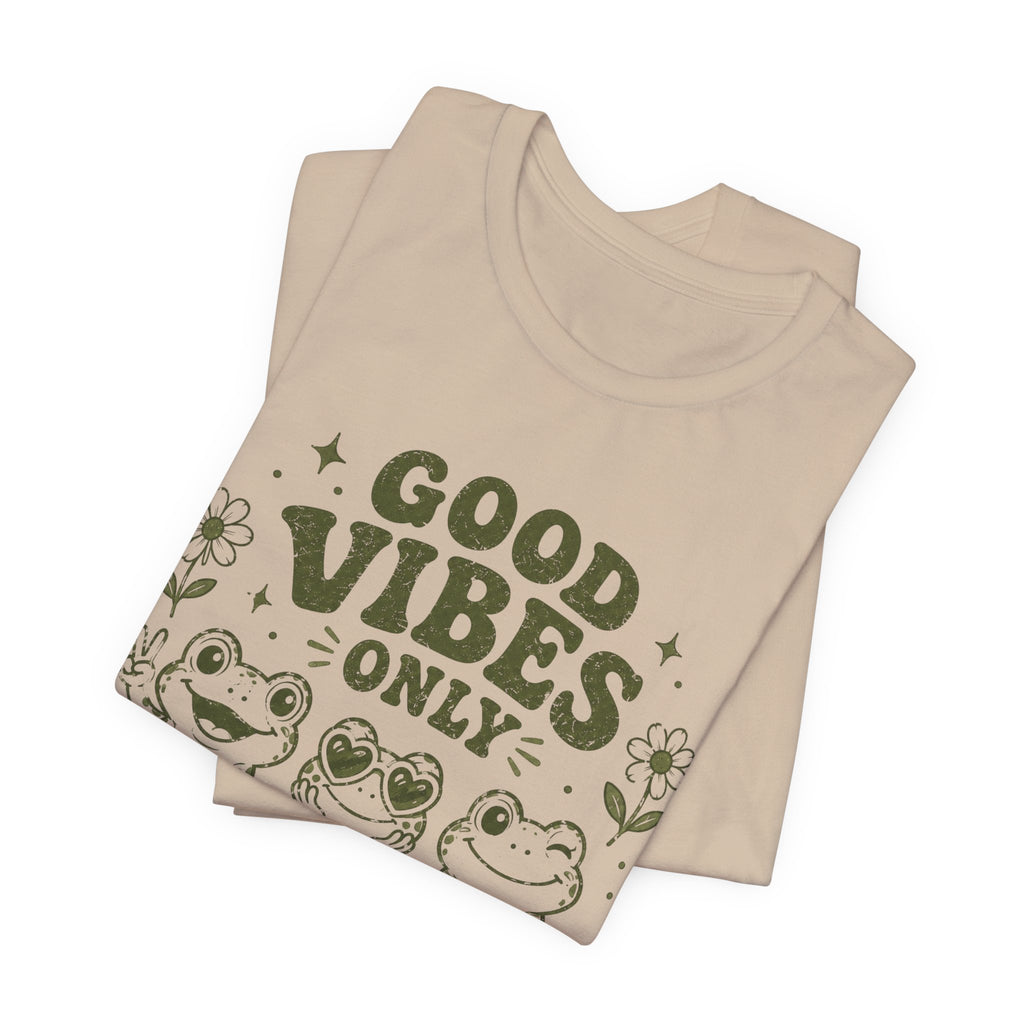 Good Vibes Only Frog T-Shirt