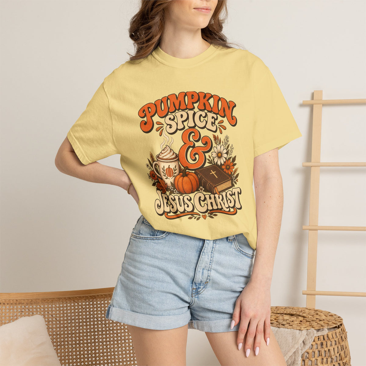 Pumpkin Spice & Jesus Christ T-Shirt
