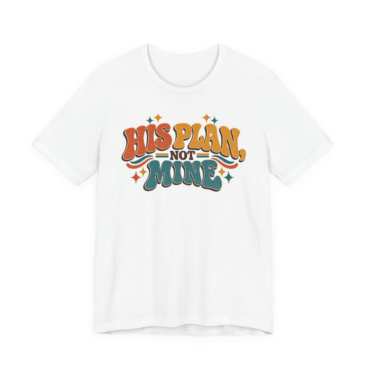 His Plan Not Mine Retro t shirt