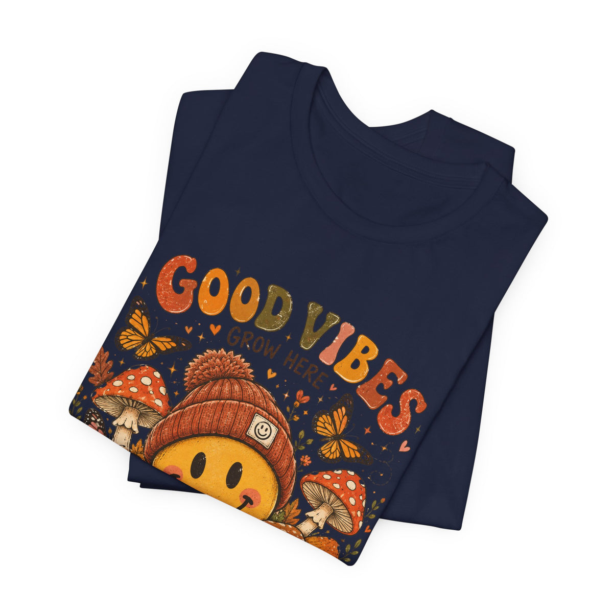 Good Vibes Grow Here Smiley Tee