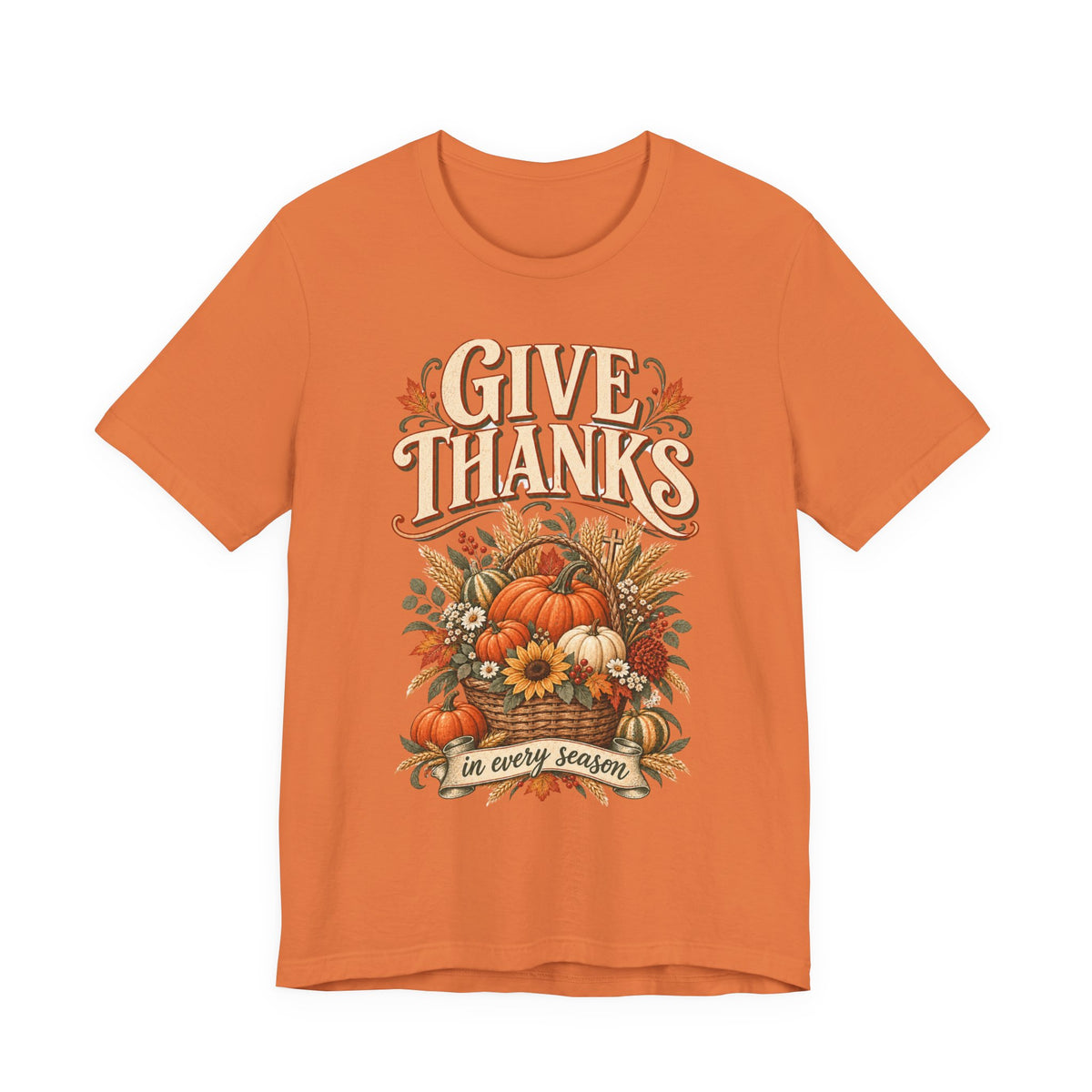 Give Thanks Pumpkin T Shirt