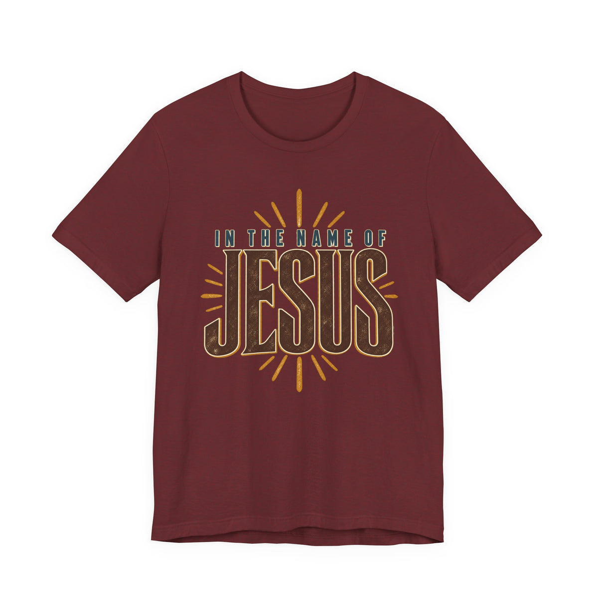 In The Name of Jesus T-Shirt — Inspirational Christian Faith Tee