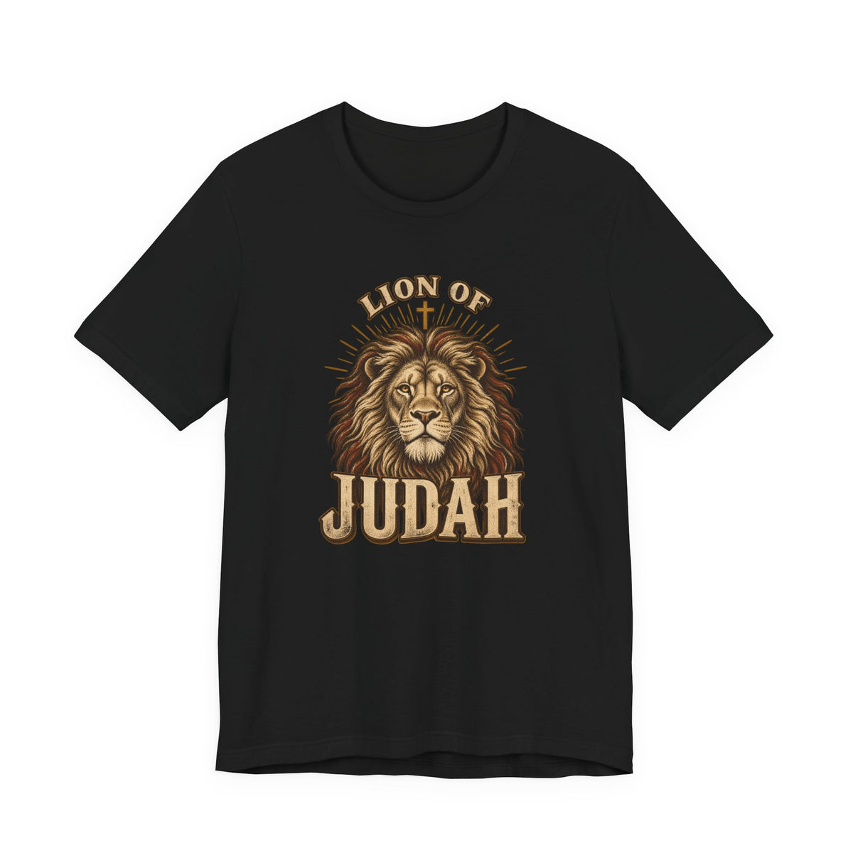Lion of Judah T-Shirt — Christian Faith Tee with Majestic Lion Graphic
