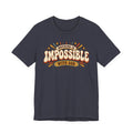 "Nothing Is Impossible With God" Retro Faith t shirt