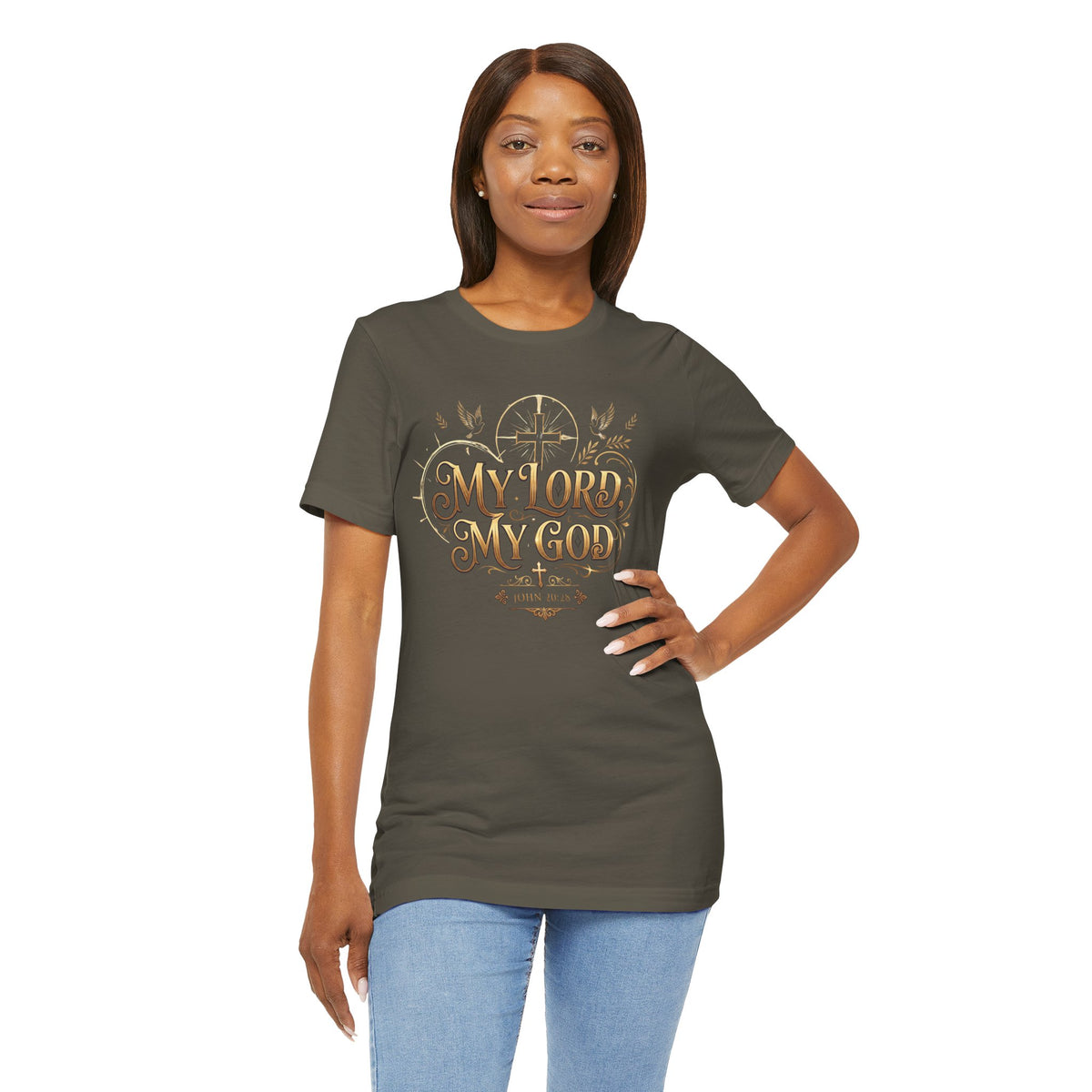 T‑Shirt — "My Lord, My God" Inspirational Christian Tee