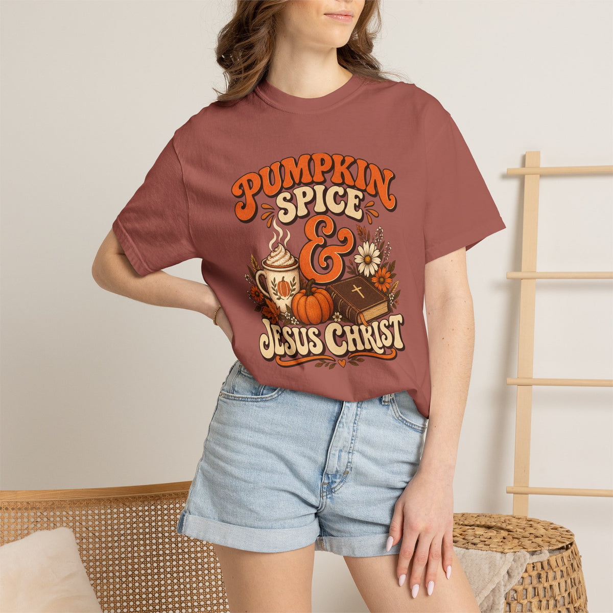 Pumpkin Spice & Jesus Christ T-Shirt