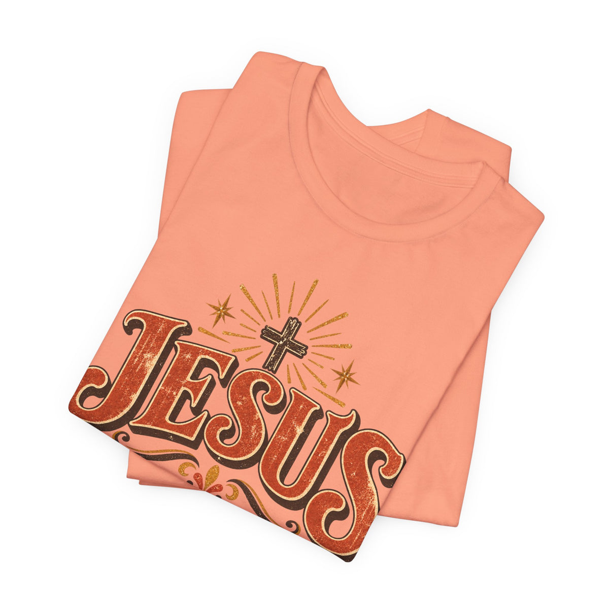Jesus Vintage Cross T‑Shirt — Retro Faith Graphic Tee