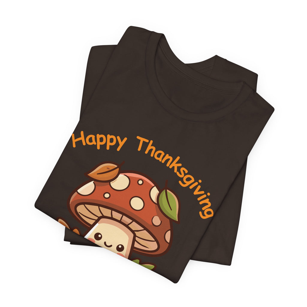 Happy Thanksgiving Cute Mushroom T-Shirt