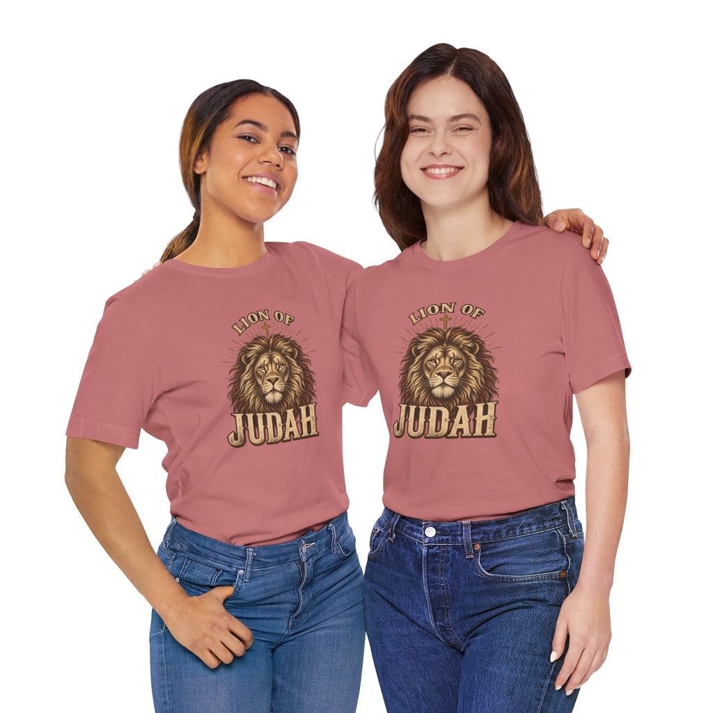 Lion of Judah T-Shirt — Christian Faith Tee with Majestic Lion Graphic