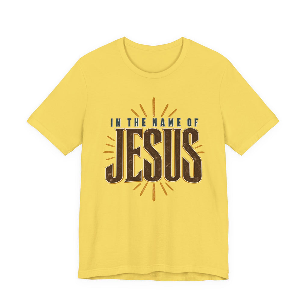 In The Name Of Jesus T-Shirt — Christian Faith Graphic Tee