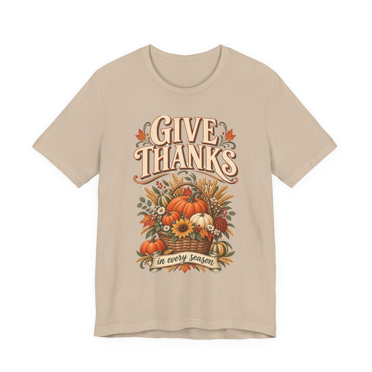 Give Thanks Pumpkin T Shirt