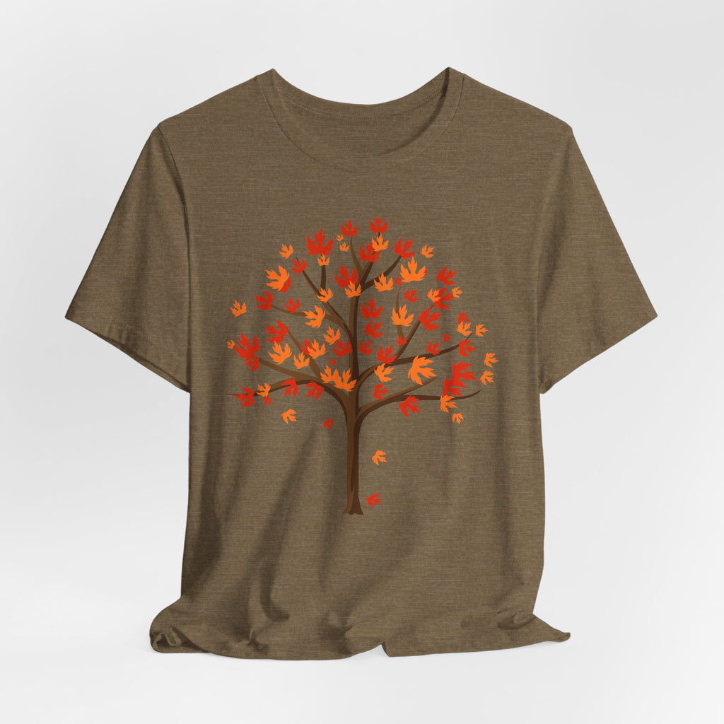 Autumn Leaves Tree T Shirt