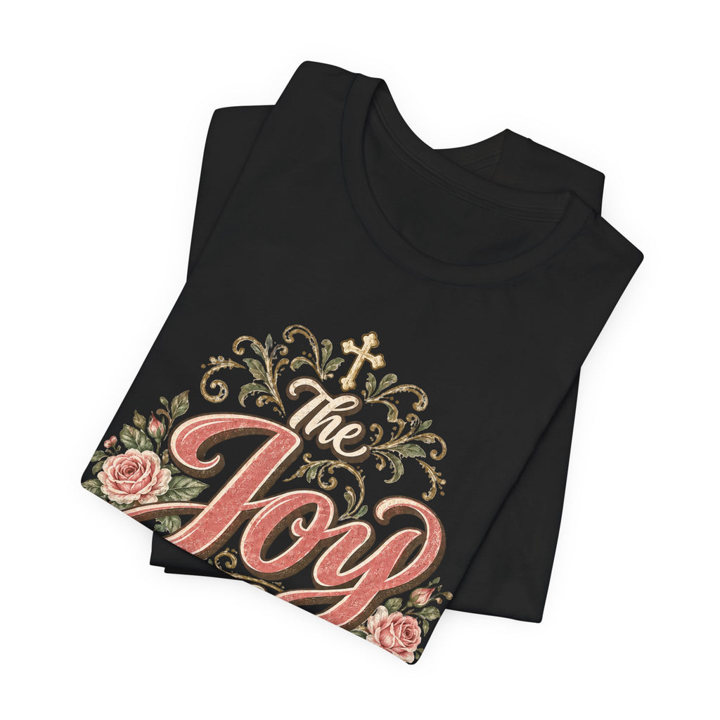 The Joy of the Lord Floral Christian Tee