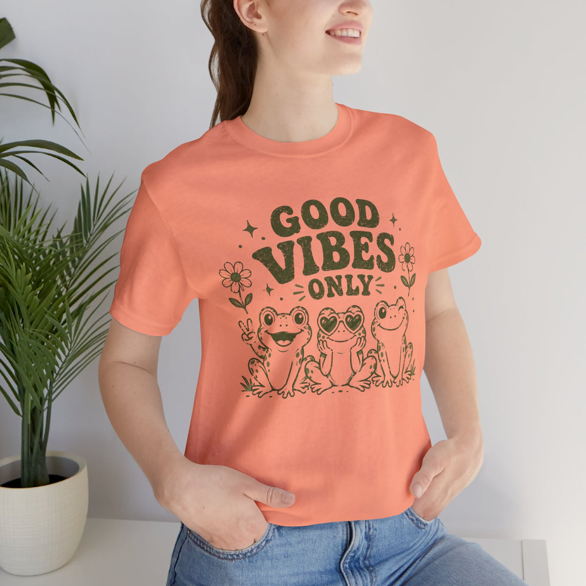Good Vibes Only Frog T-Shirt