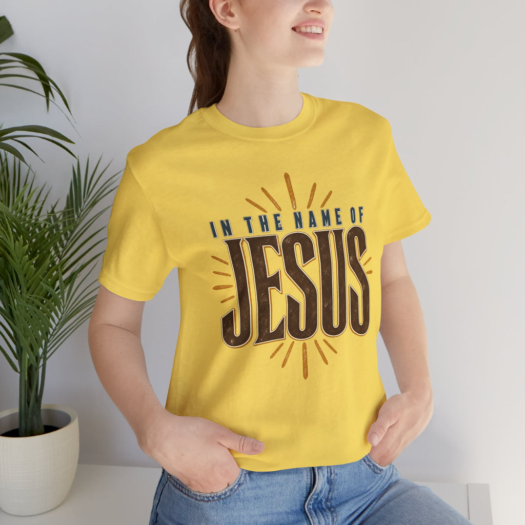 In The Name Of Jesus T-Shirt — Christian Faith Graphic Tee