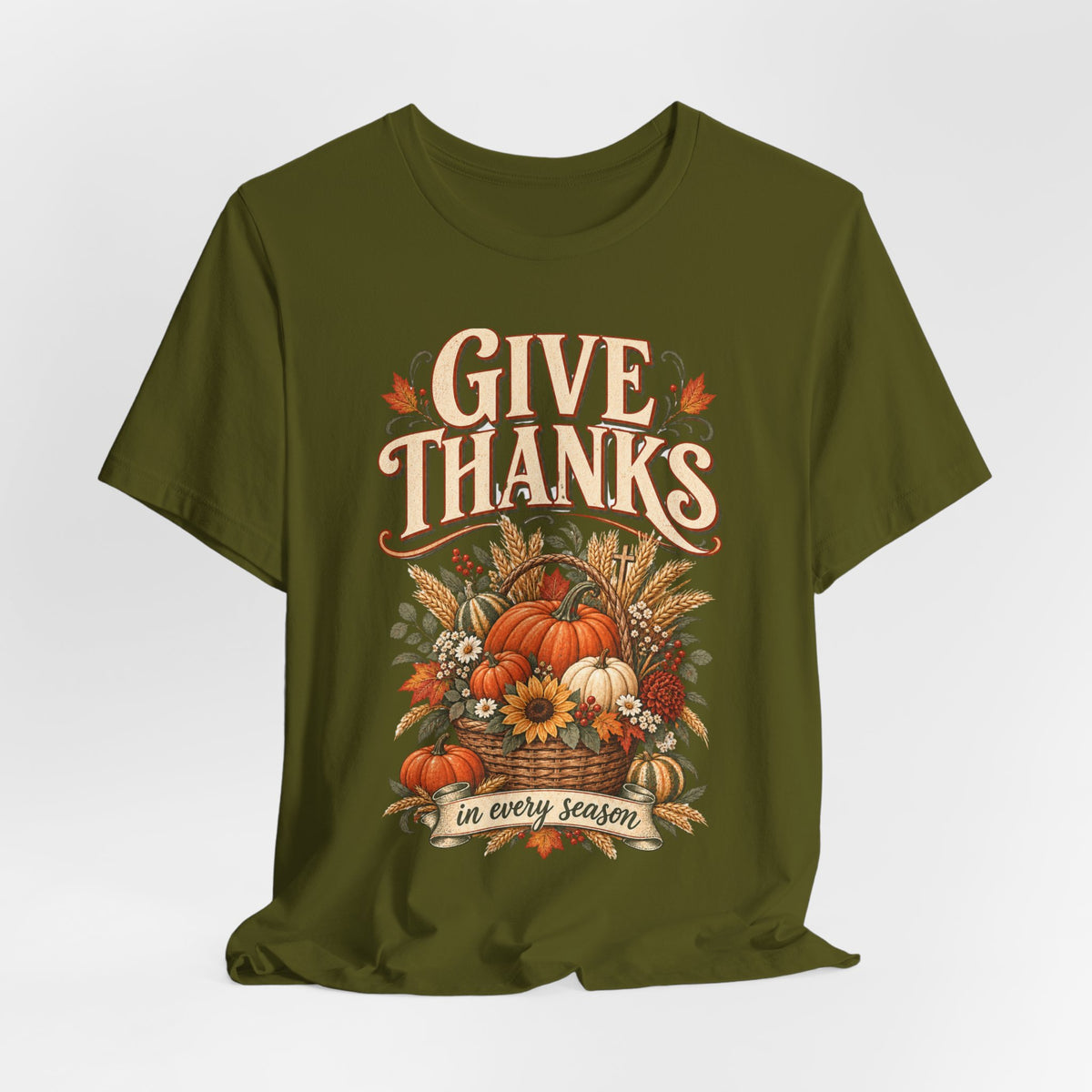 Give Thanks Pumpkin T Shirt
