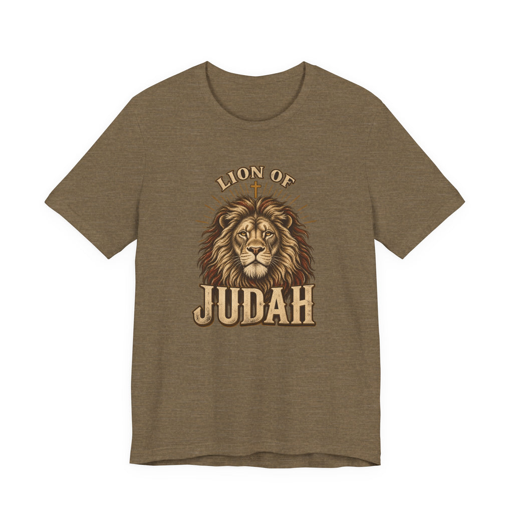 Lion of Judah T-Shirt — Christian Faith Tee with Majestic Lion Graphic