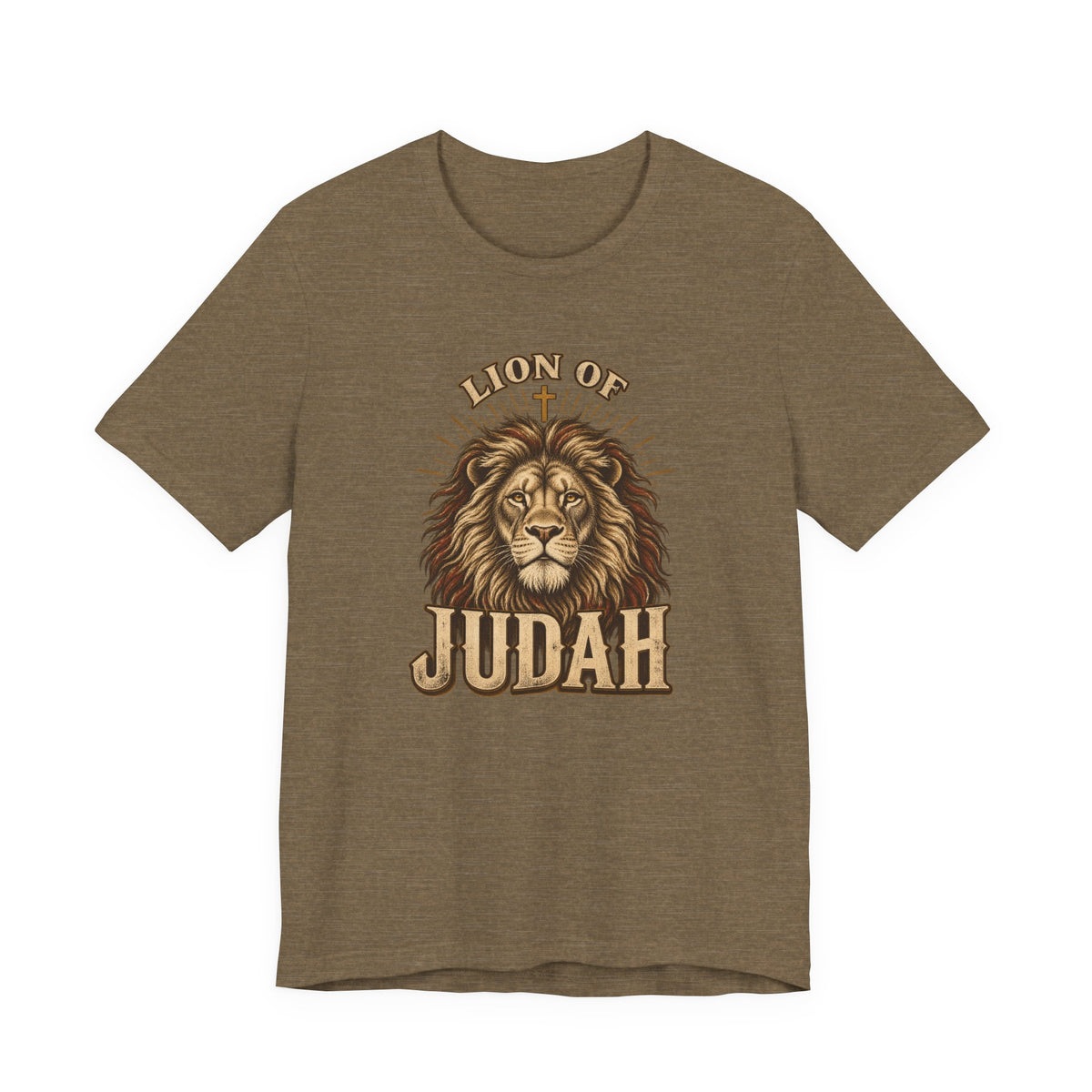 Lion of Judah T-Shirt — Christian Faith Tee with Majestic Lion Graphic