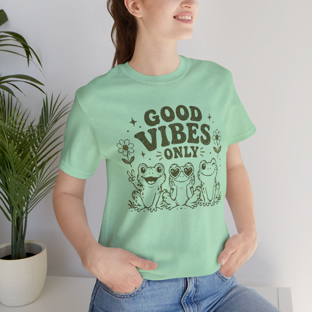 Good Vibes Only Frog T-Shirt