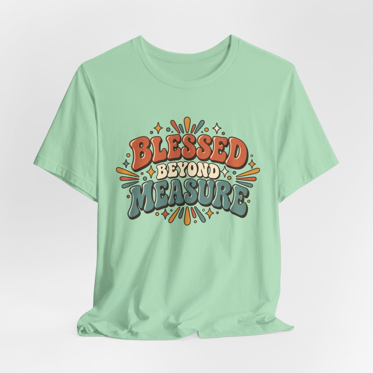 Blessed Beyond Measure  — Retro Faith Graphic T-Shirt