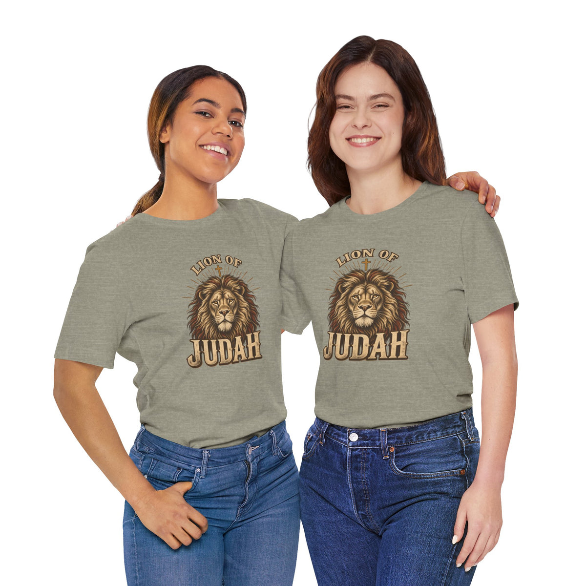 Lion of Judah T-Shirt — Christian Faith Tee with Majestic Lion Graphic
