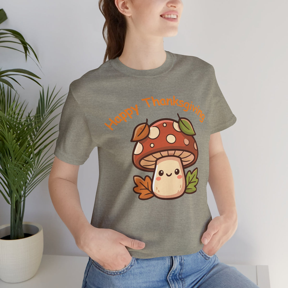 Happy Thanksgiving Mushroom T Shirt