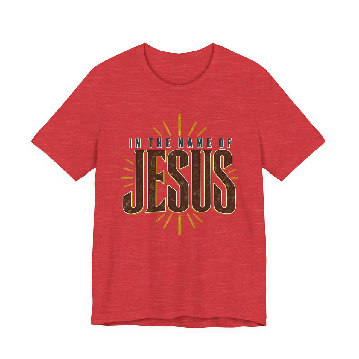 In The Name of Jesus T-Shirt — Inspirational Christian Faith Tee