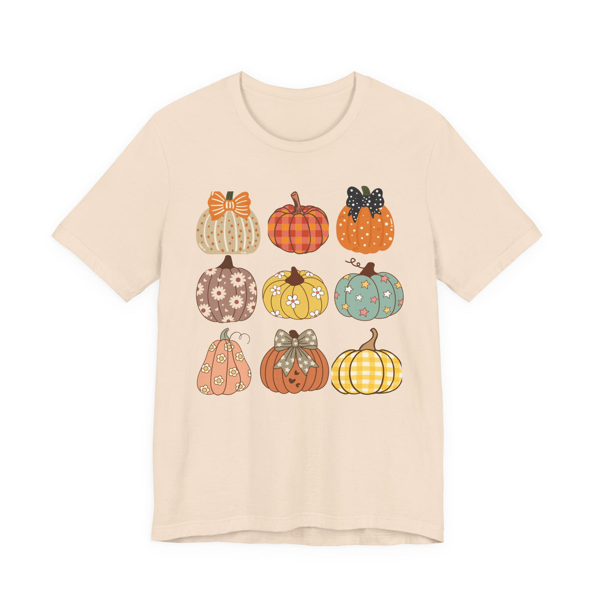 Fall Patchwork Pumpkins T-Shirt