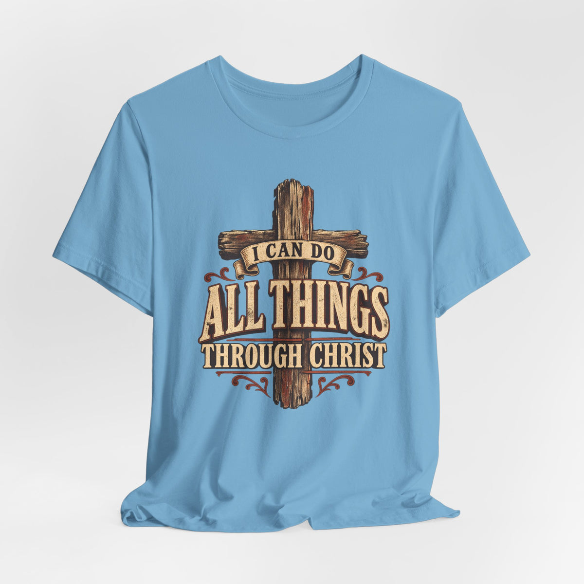 “I Can Do All Things Through Christ” Cross T shirt