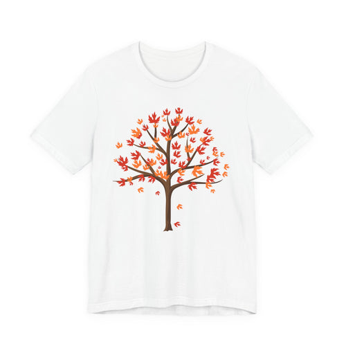 Autumn Leaves Tree T Shirt