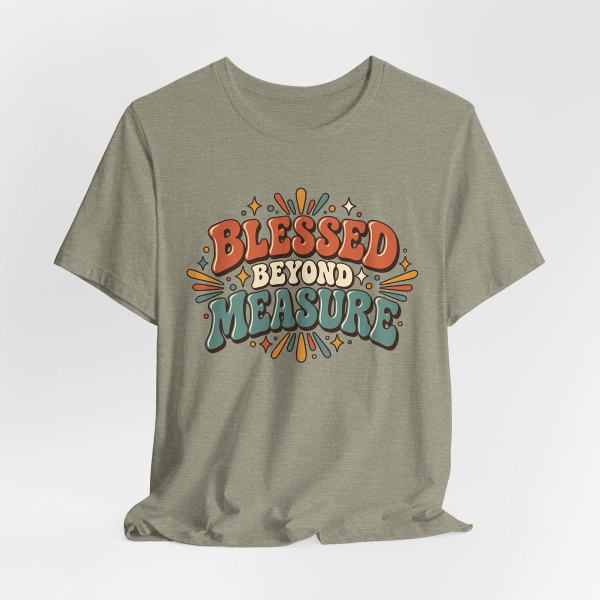Blessed Beyond Measure  — Retro Faith Graphic T-Shirt