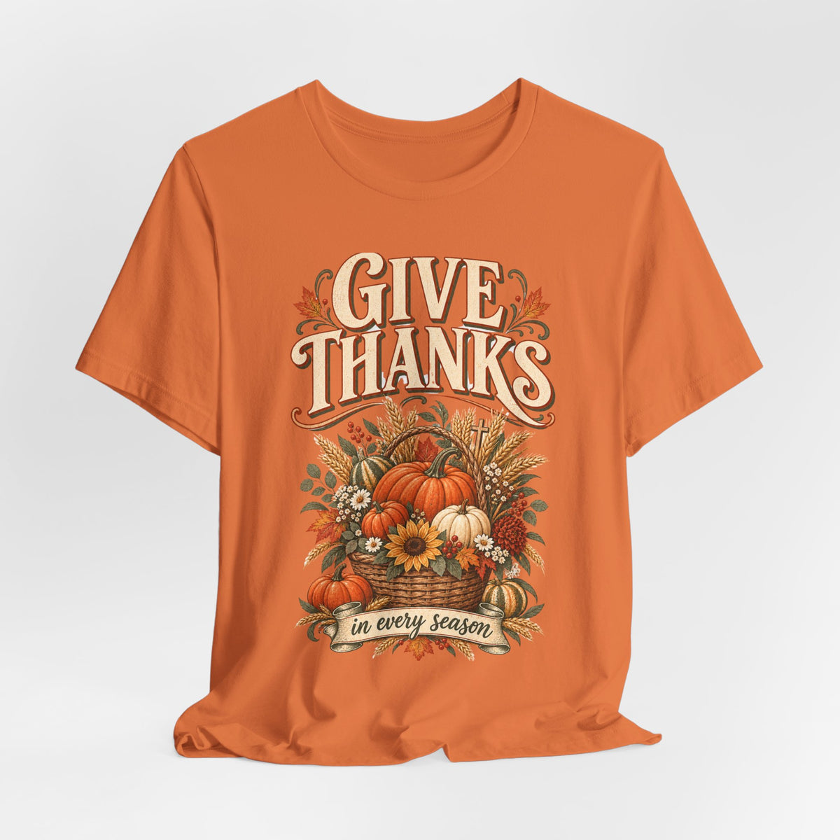 Give Thanks Pumpkin T Shirt
