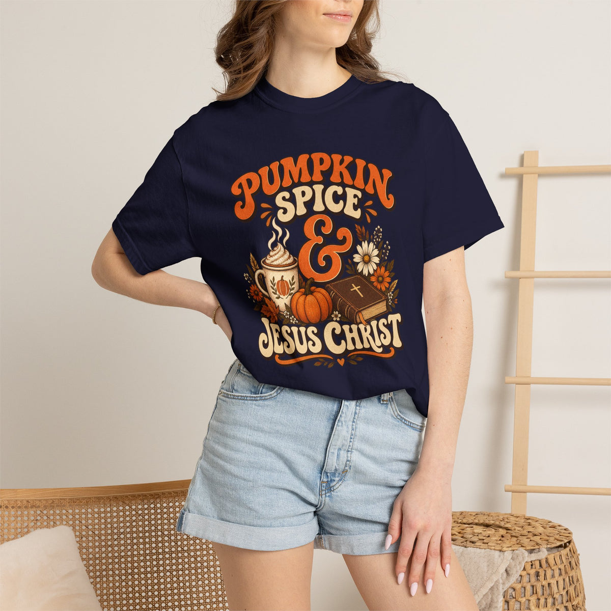 Pumpkin Spice & Jesus Christ T-Shirt