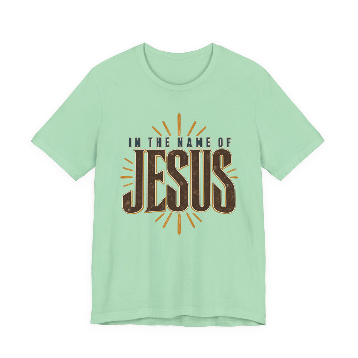 In The Name of Jesus T-Shirt — Inspirational Christian Faith Tee