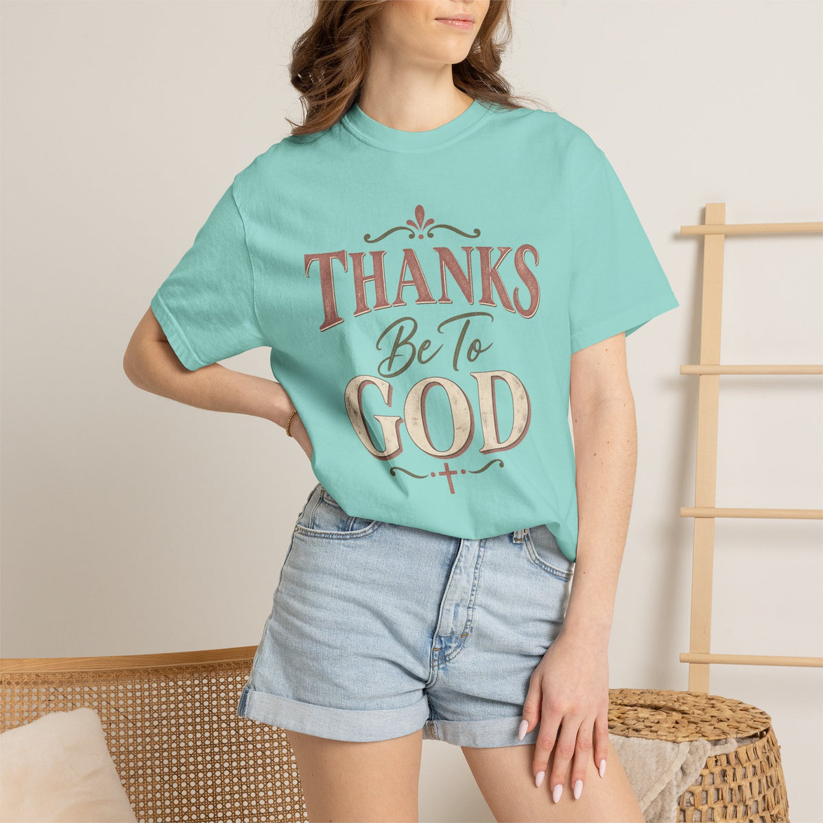 Thanks Be To God T-Shirt – Christian Faith Graphic Tee