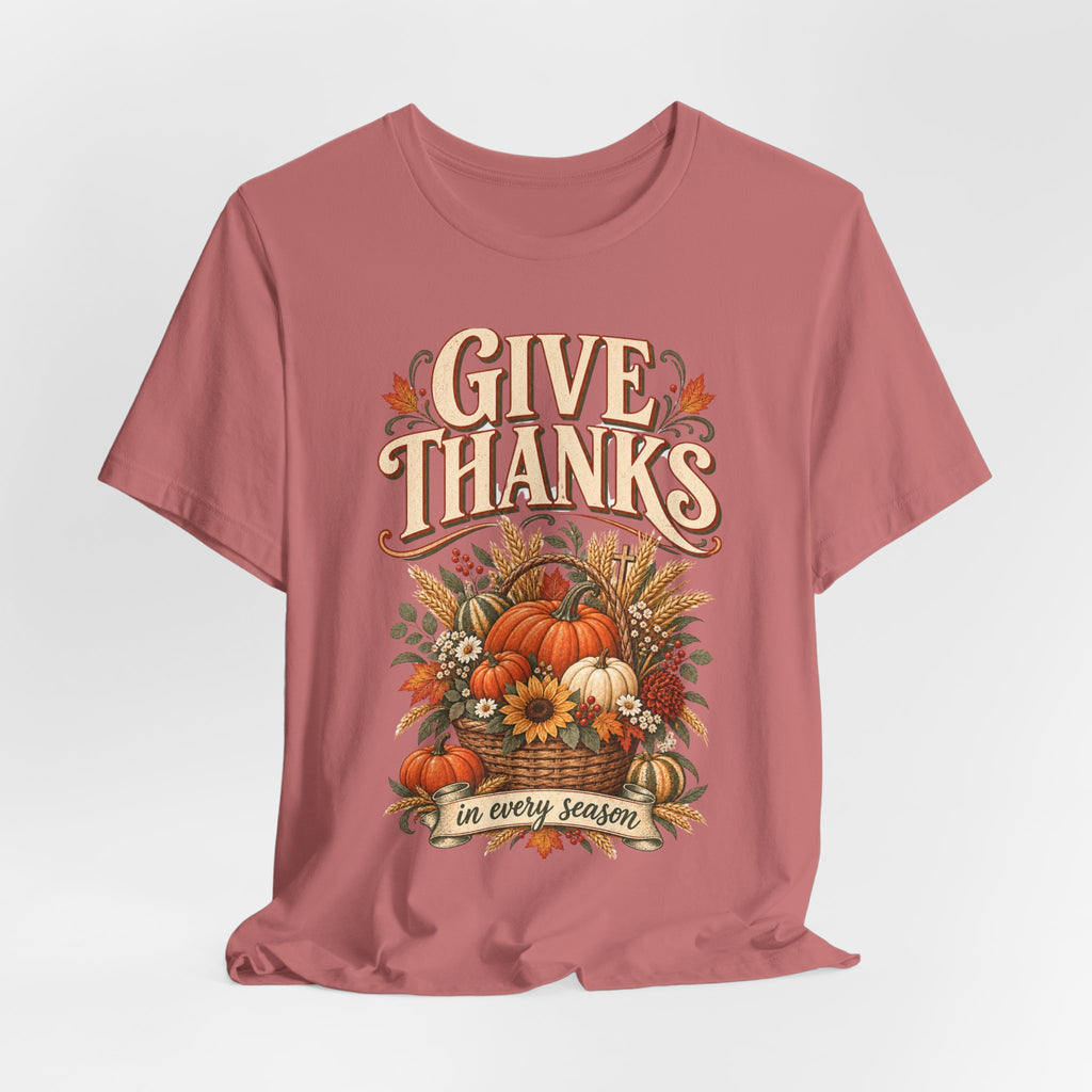 Give Thanks Pumpkin T Shirt
