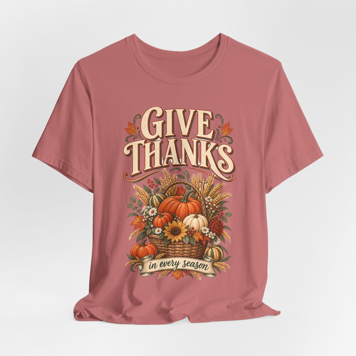 Give Thanks Pumpkin T Shirt