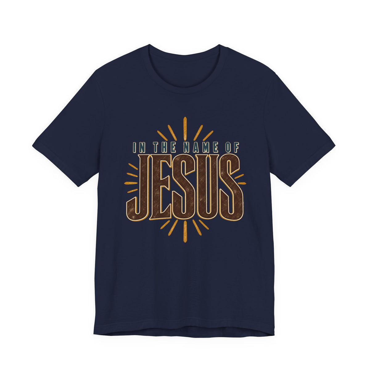 In The Name of Jesus T-Shirt — Inspirational Christian Faith Tee