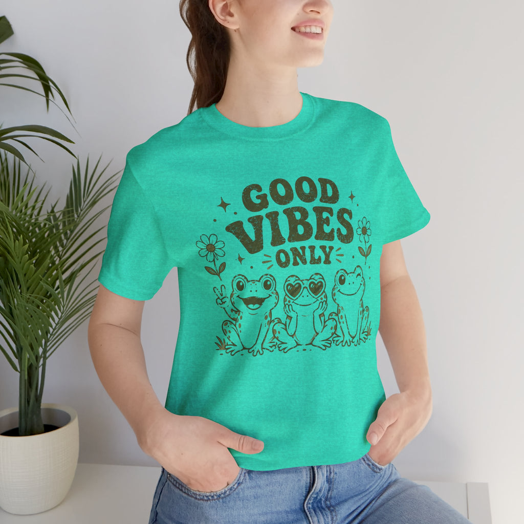 Good Vibes Only Frog T-Shirt