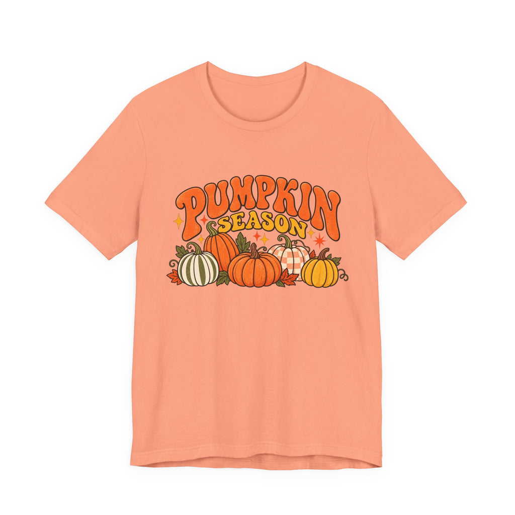 Pumpkin Season Tee — Retro Fall Pumpkin Graphic T-Shirt