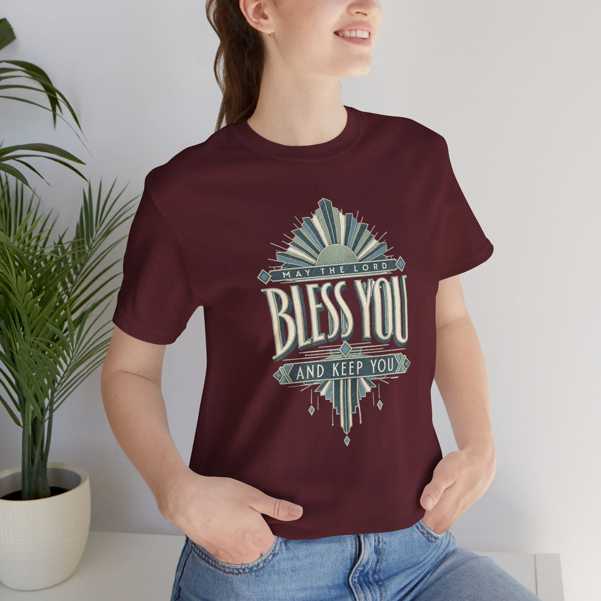 Bless You and Keep You T-Shirt — Vintage Faith Graphic Tee
