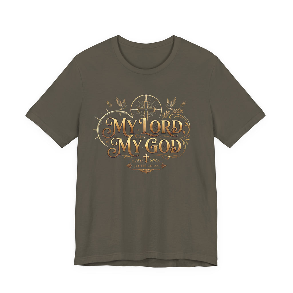T‑Shirt — "My Lord, My God" Inspirational Christian Tee