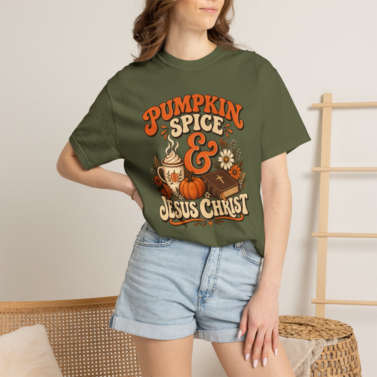 Pumpkin Spice & Jesus Christ T-Shirt