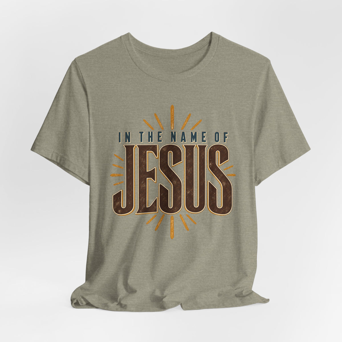 In The Name of Jesus T-Shirt — Inspirational Christian Faith Tee
