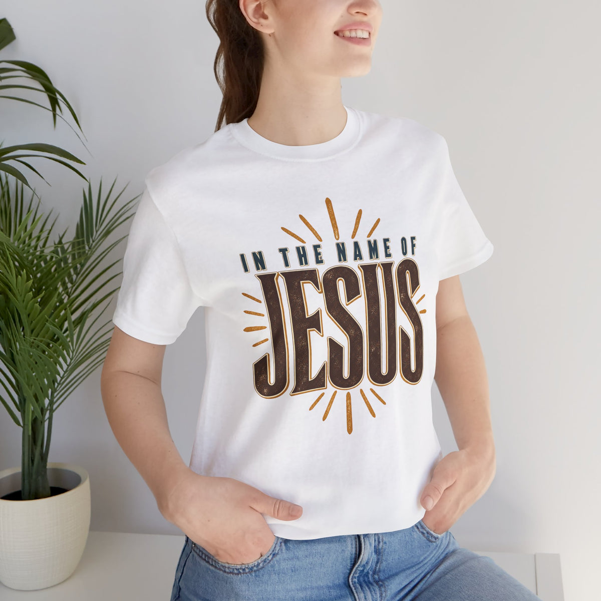 In The Name Of Jesus T-Shirt — Christian Faith Graphic Tee