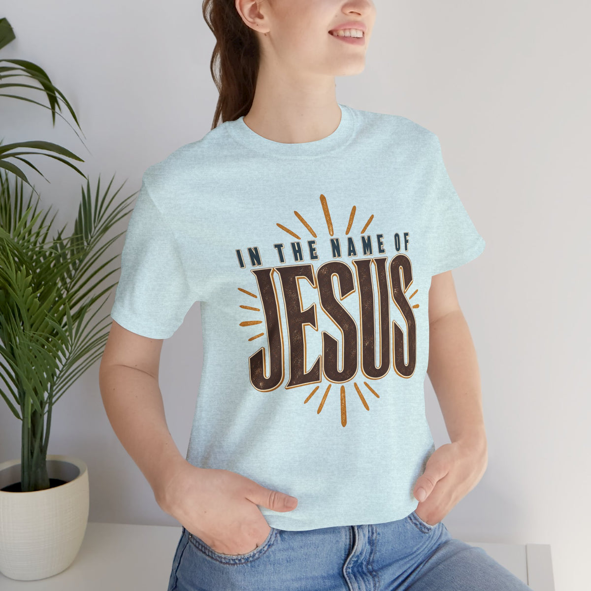 In The Name Of Jesus T-Shirt — Christian Faith Graphic Tee