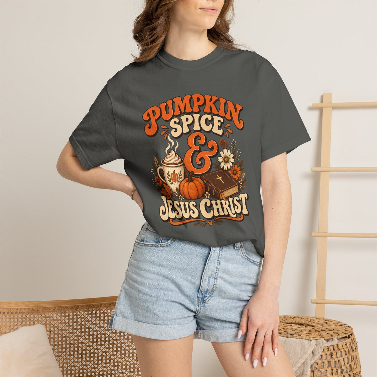 Pumpkin Spice & Jesus Christ T-Shirt