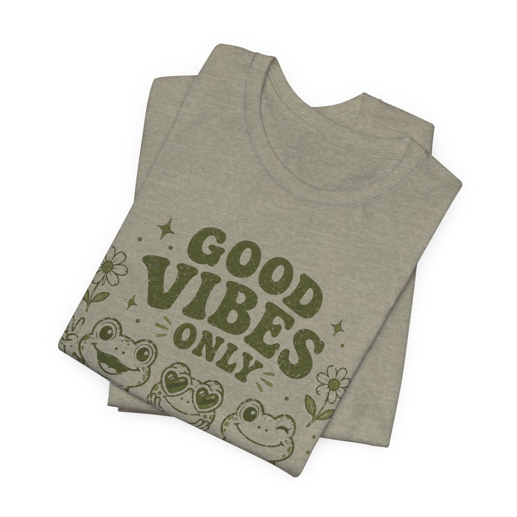 Good Vibes Only Frog T-Shirt