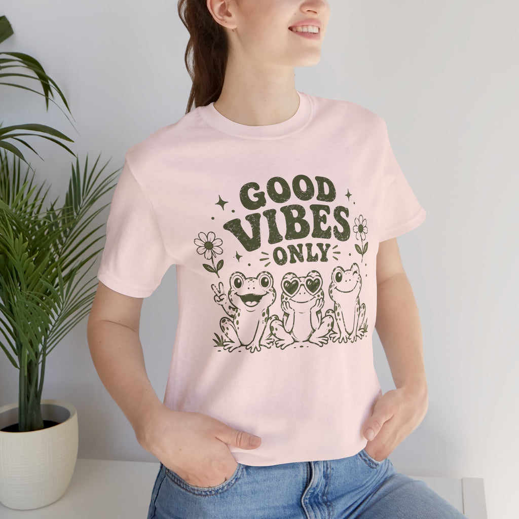 Good Vibes Only Frog T-Shirt